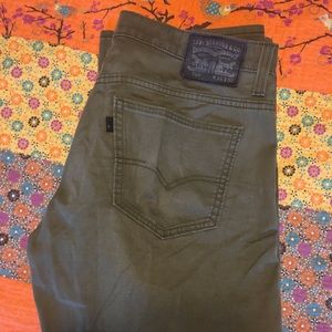 Men’s Levi 569 Green Pants